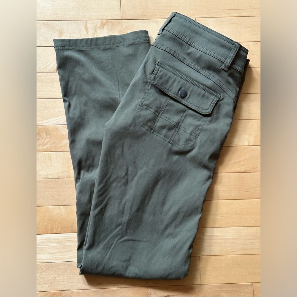 Prana women's army green Halle straight pant
